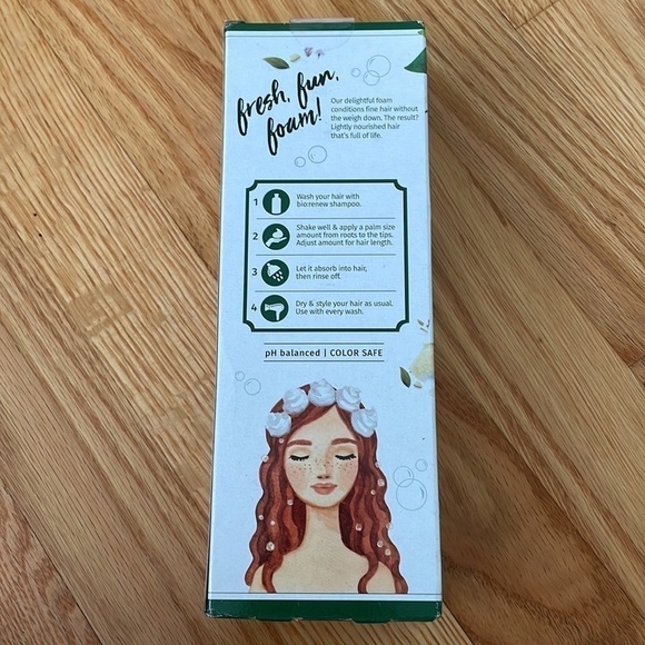 Herbal Essences bio:renew In Shower Foam Conditioner 6 oz Cucumber & Green Tea - Picture 5 of 7